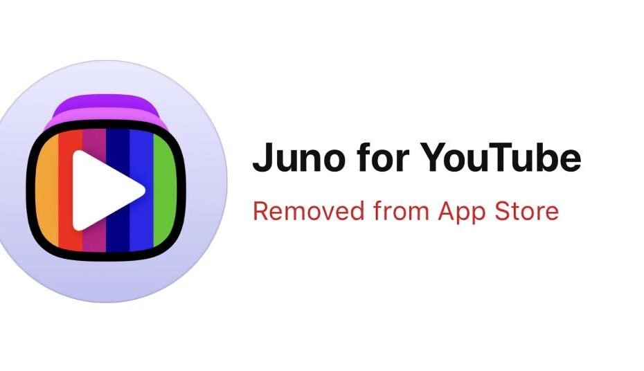 Google allegedly got the Juno YouTube app removed from the Vision Pro App Store