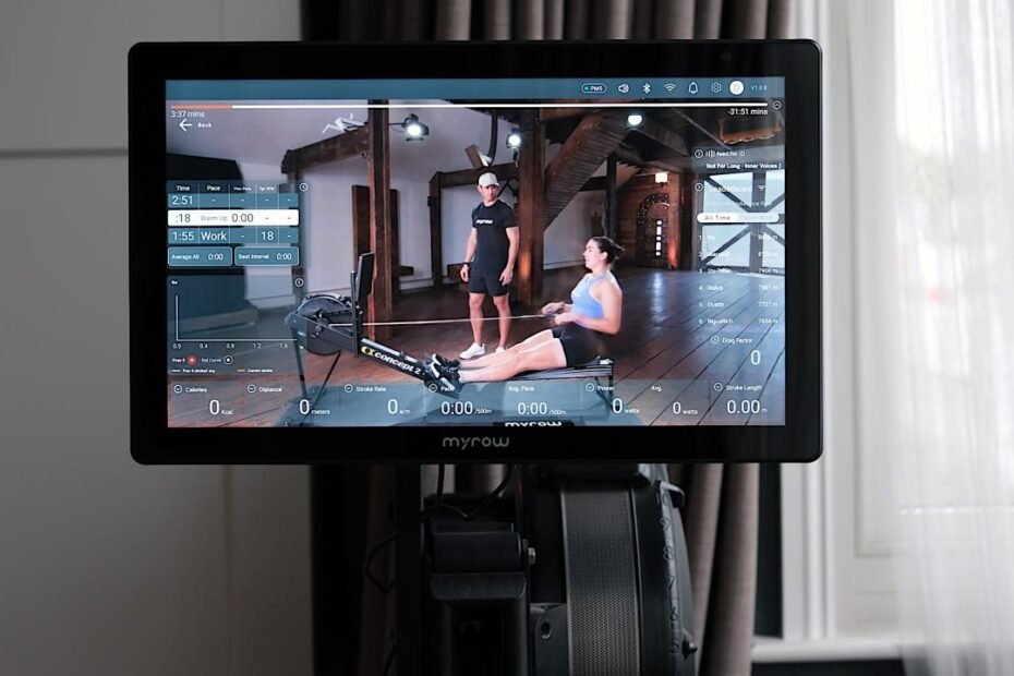 MyRow took my Concept2 rower and made it smart